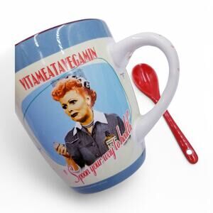 I Love Lucy Mug & Spoon Vitameatavegamin SPOON YOUR WAY TO HEALTH